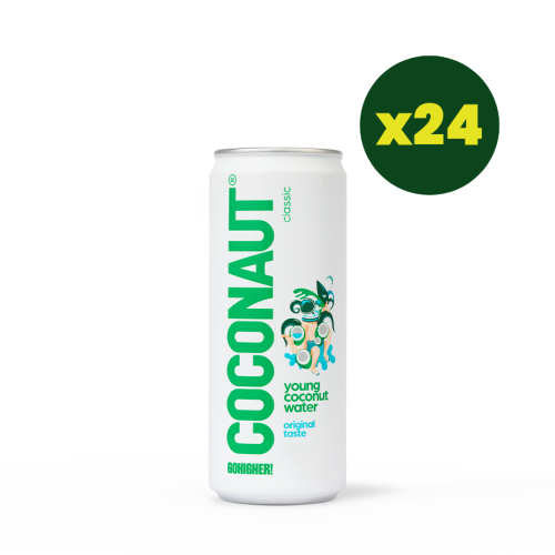 COCONAUT woda kokosowa z młodego kokosa 320 ml (zestaw 24 szt)