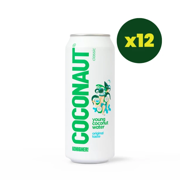 COCONAUT woda kokosowa z młodego kokosa 500 ml (zestaw 12 szt)