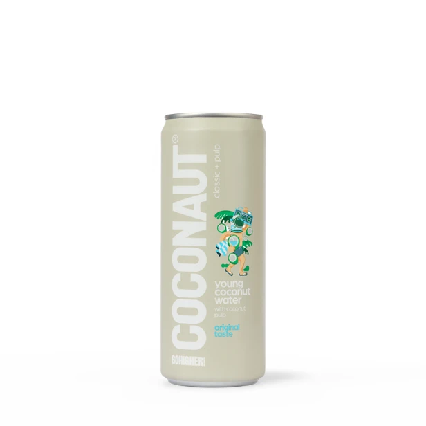 COCONAUT woda kokosowa z młodego kokosa  z pulpą 320 ml (zestaw 20 szt)