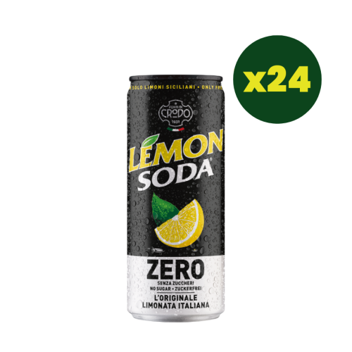LEMON SODA Cytryna Zero 330ml Fonti Di Crodo (zestaw 24 sztuki)