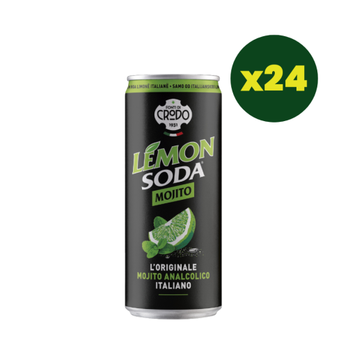LEMON SODA Mojito 330ml Fonti Di Crodo (zestaw 24 sztuki)