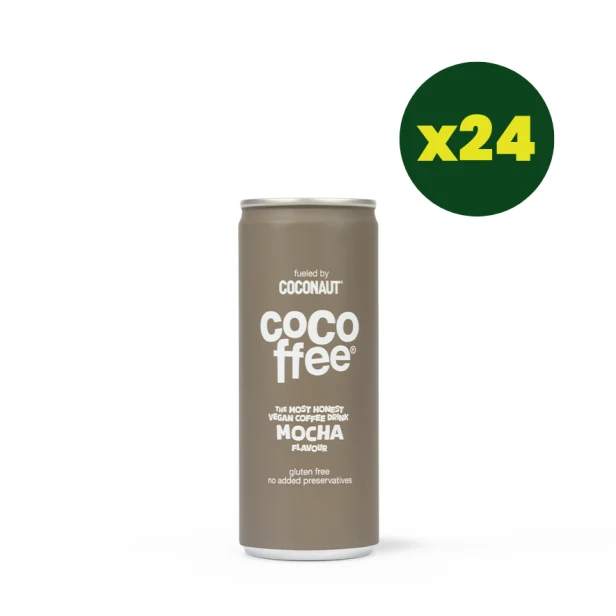 Cocoffee Mocha napój kawowy z wodą kokosową 250 ml (zestaw 24 szt)